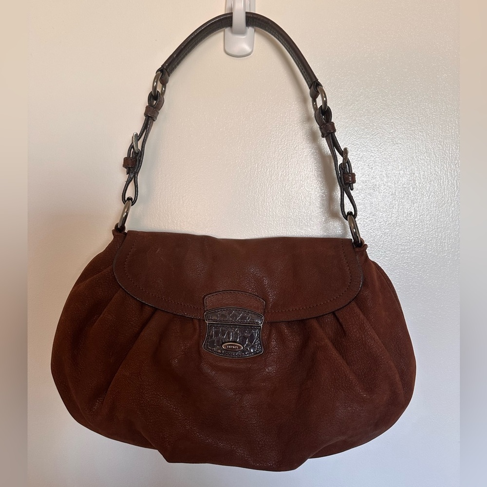 Prada leather shoulder bag